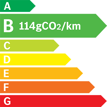 Étiquette énergie 114 g/km